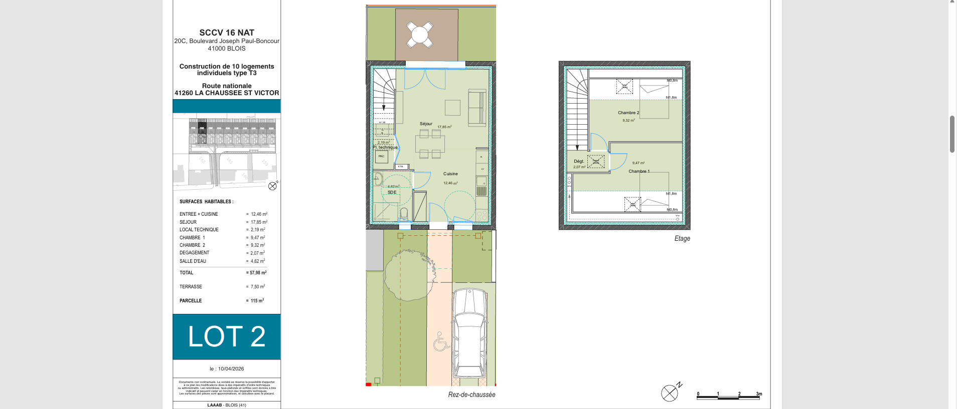 maison 3 Pièces en vente sur LA CHAUSSEE ST VICTOR (41260)